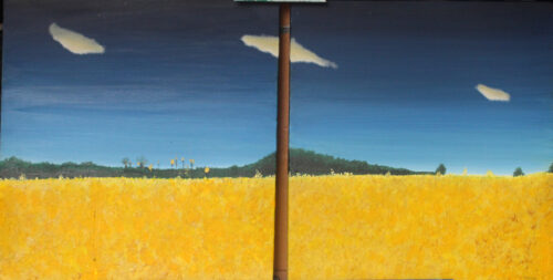 Fields of Gold - diptych